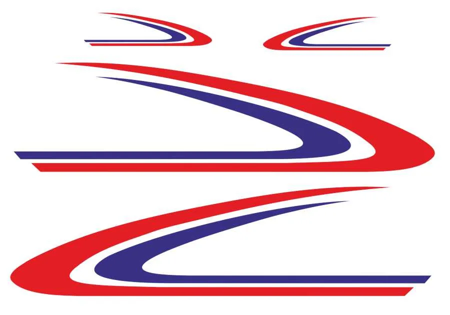 Van graphic "Curves #1" - Image 2