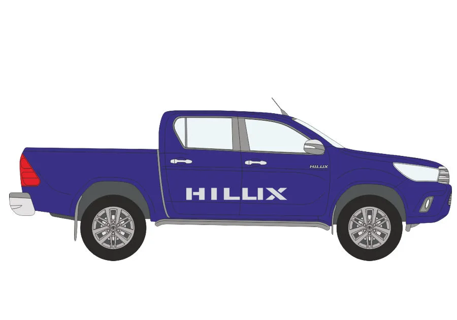 Toyota Hilux side graphics