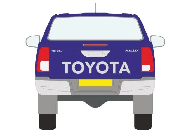 Toyoto pick up tail board graphic