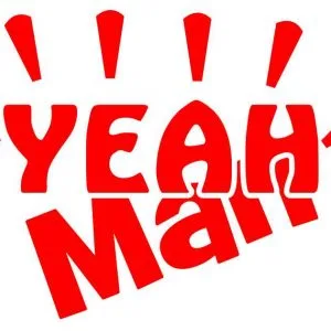 "Yeah Man" Bumper Sticker