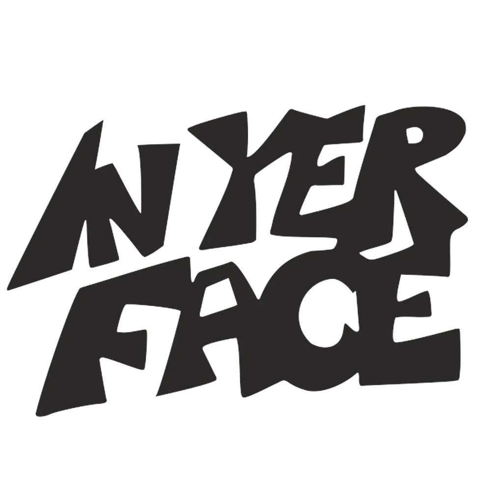 "In Yer Face" sticker - Image 2