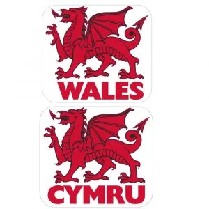 Wales/Cymru Dragon car sticker