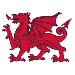 "Welsh Dragon" sticker