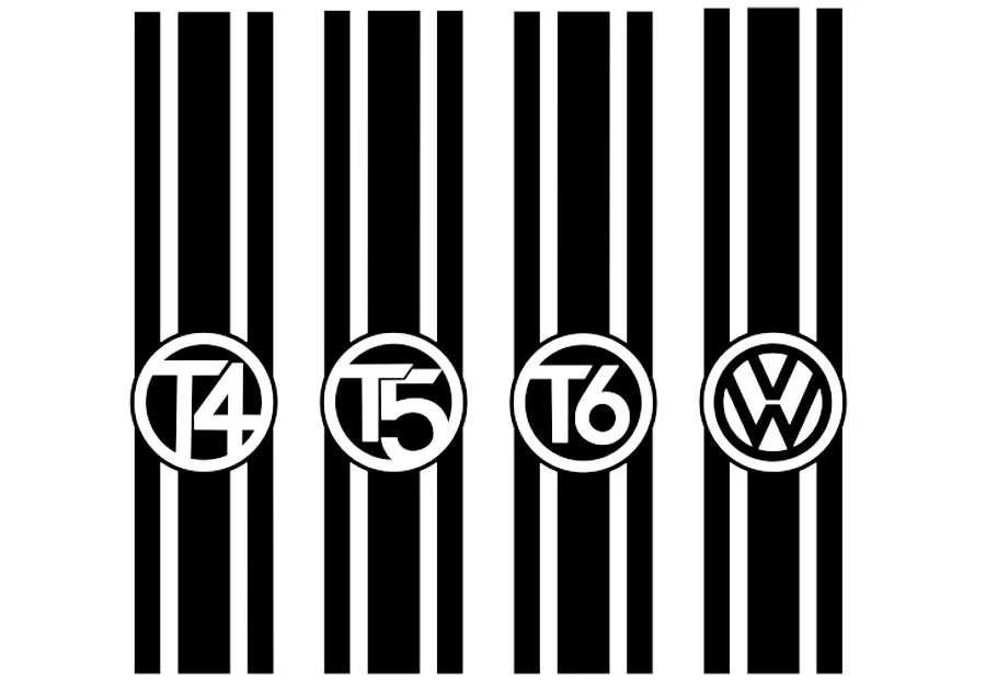 "VW Bonnet Stripe" Graphic
