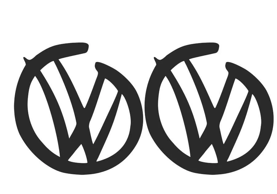 "VW"  round panel graphic - Image 3