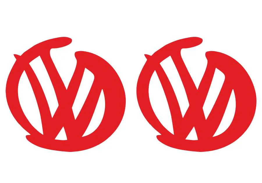 "VW"  round panel graphic - Image 2